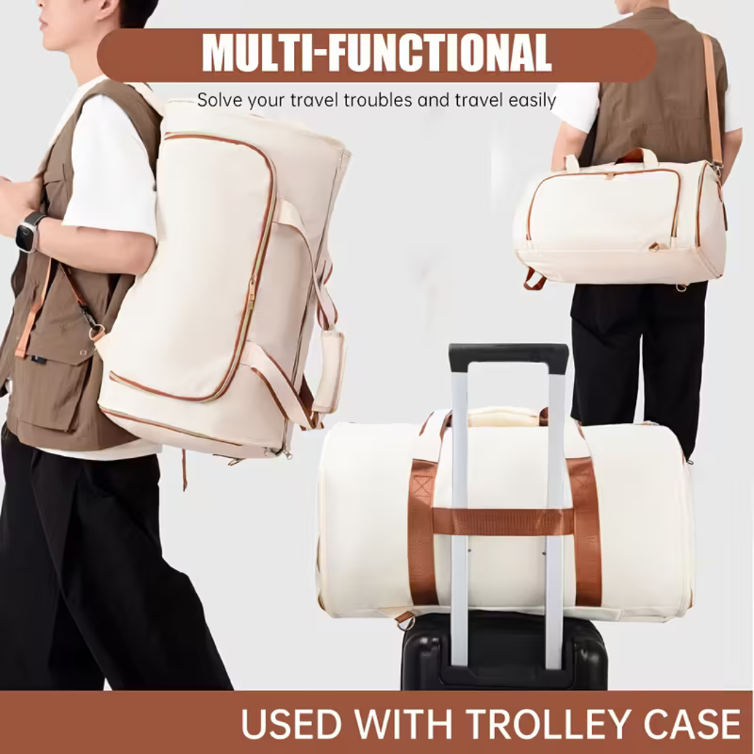 3-in-1 Travel Duffel Bag | Waterproof Garment Organizer