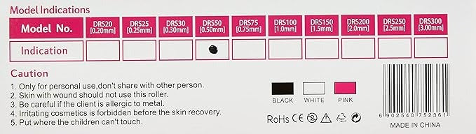 Derma Roller 1 mm Men Mattress Hair & Beard Growth